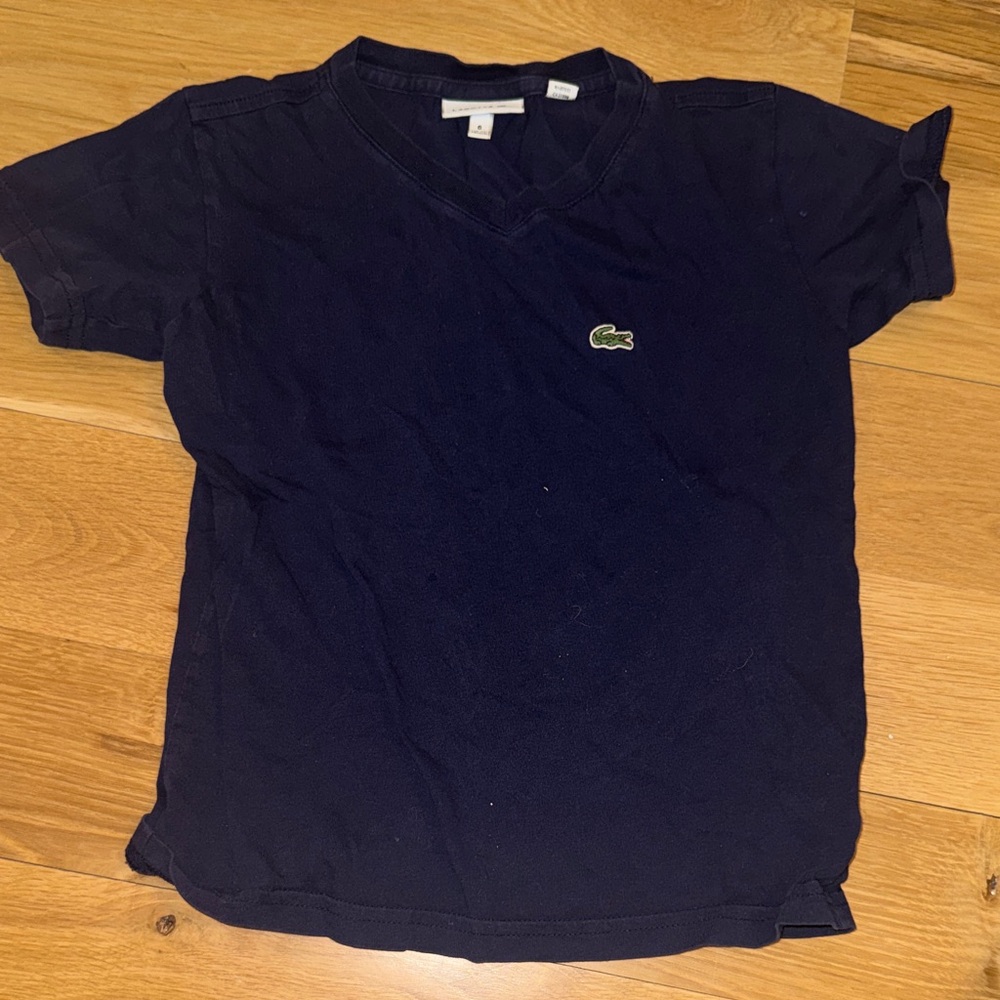 Lacoste Kids Dark Blue Tee